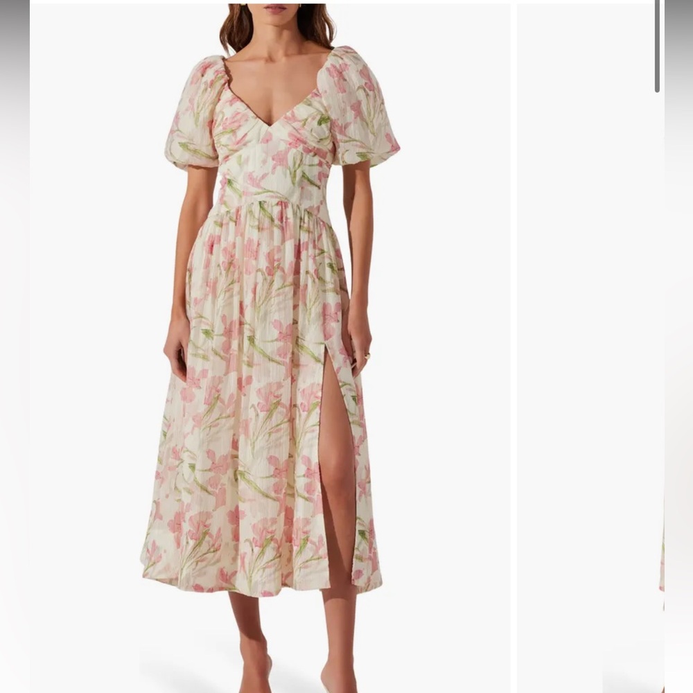 NEW ASTR Salisa Midi Dress